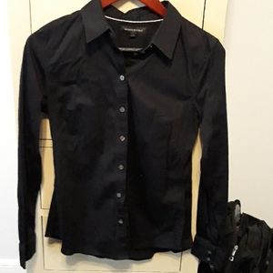 Black button down shirt